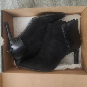 Le Chateau Sleek Black Ankle Booties